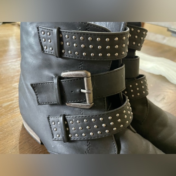 COMBAT BOOTS- charcoal gray- Size 7 - Picture 5 of 11